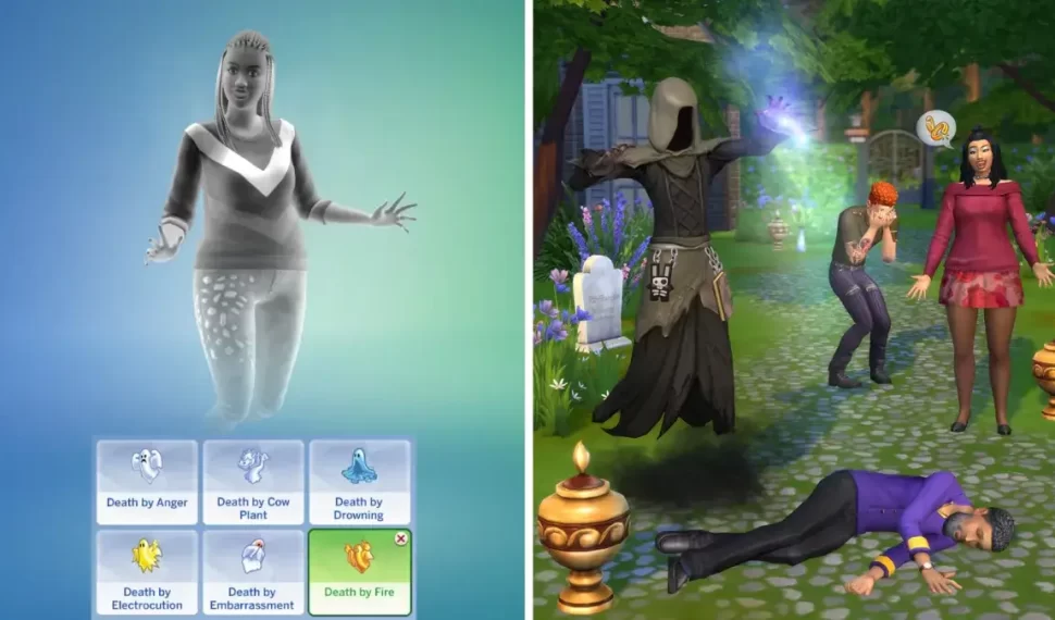 《The Sims 4》主遊戲更新，帶來能自訂的鬼魂與哀悼風格，於今日推出