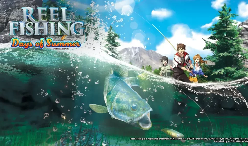 釣魚模擬遊戲「Reel Fishing」系列最新作品《戶外釣魚：夏日時光》將推出中文版！