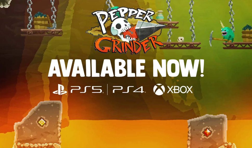 像素動作遊戲《電鑽少女 Pepper Grinder》今日「鑽」上各大主機平台！