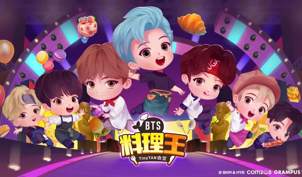 Com2uS全新力作《BTS料理王：TinyTAN食堂》展開事前預約 官方社群頻道全面上線搶攻全球市場