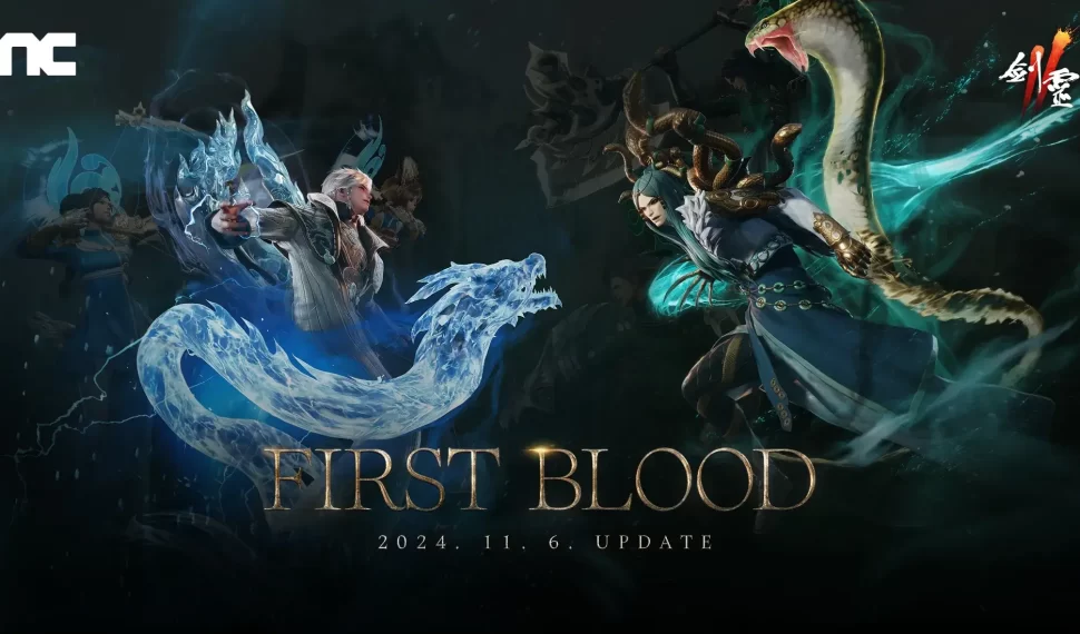 NCSOFT《劍靈2》今日進行「First Blood」改版，推出全新團戰世界「風白」