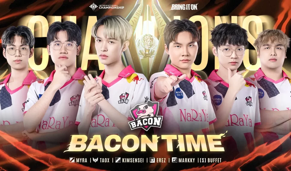 完全制霸 泰國勁旅BACON TIME 4比0 勇奪AIC 2024傳說對決國際錦標賽冠軍