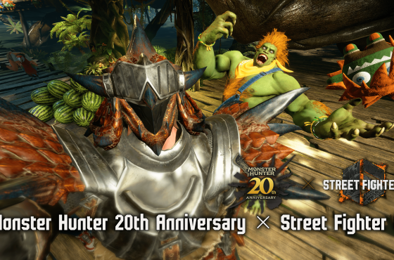 《Street Fighter 6》於 4 月 1 日（一）舉辦紀念「Monster Hunter 20 周年」的聯乘合作活動！