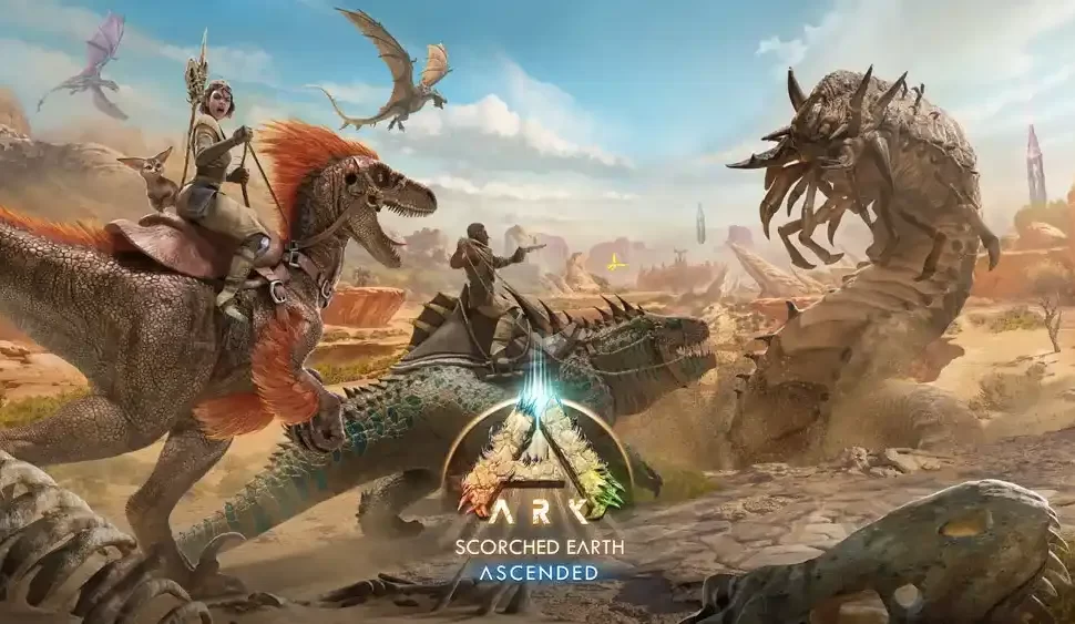 開放世界恐龍生存動作遊戲 PlayStation®5版 《ARK : Survival Ascended》 免費下載的追加地圖「焦土地球」今日發布！ 全新季票「鮑伯的荒誕奇譚」也於今日同步發售！