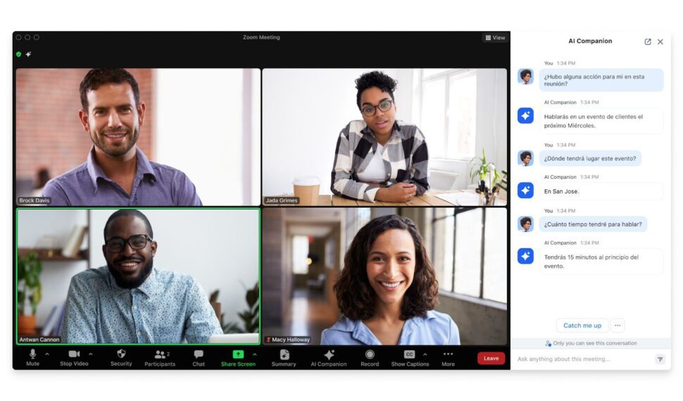 Zoom AI Companion 創新里程碑 生成逾一百萬則會議摘要 擴大支援 32 種全新語言