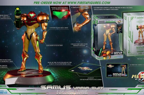 《銀河戰士 Prime》粉絲會想看看這個詳細的薩姆斯雕像