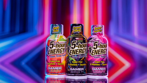 5-Hour Energy 推出「Gamer Shot」系列，每條含有 230 毫克咖啡因