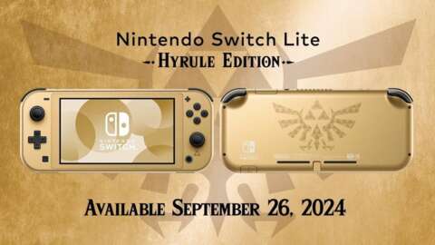 薩爾達海拉爾版 Nintendo Switch Lite 現已接受預訂，但可能很快就會售罄