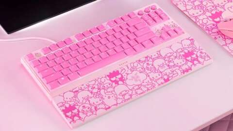 Hello Kitty 與 Razer 合作推出時尚耳機、鍵盤等