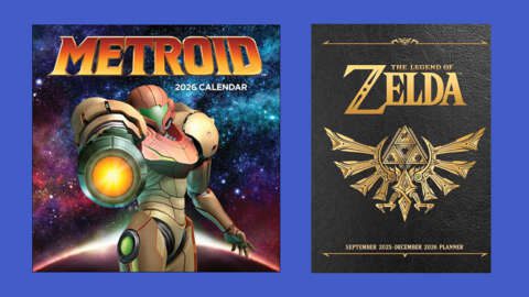 任天堂 2026 年月曆與計畫表預訂 – Metroid Prime、Zelda 等