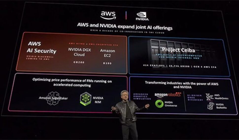 NVIDIA與AWS正合作推動設計全球最快的GPU驅動AI超級電腦 ! 計劃代號：Project Ceiba