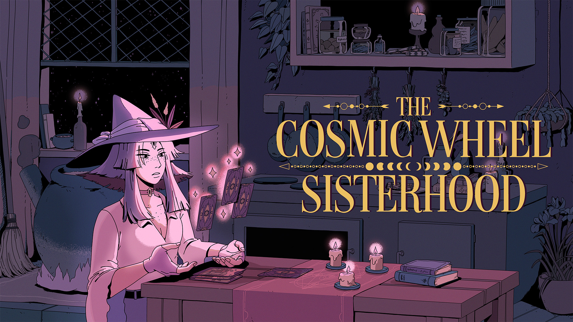 像素敘事塔羅遊戲《寰宇之輪姊妹情 The Cosmic Wheel Sisterhood》 上架 PC、Nintendo Switch，歡慶上市限時九折優惠