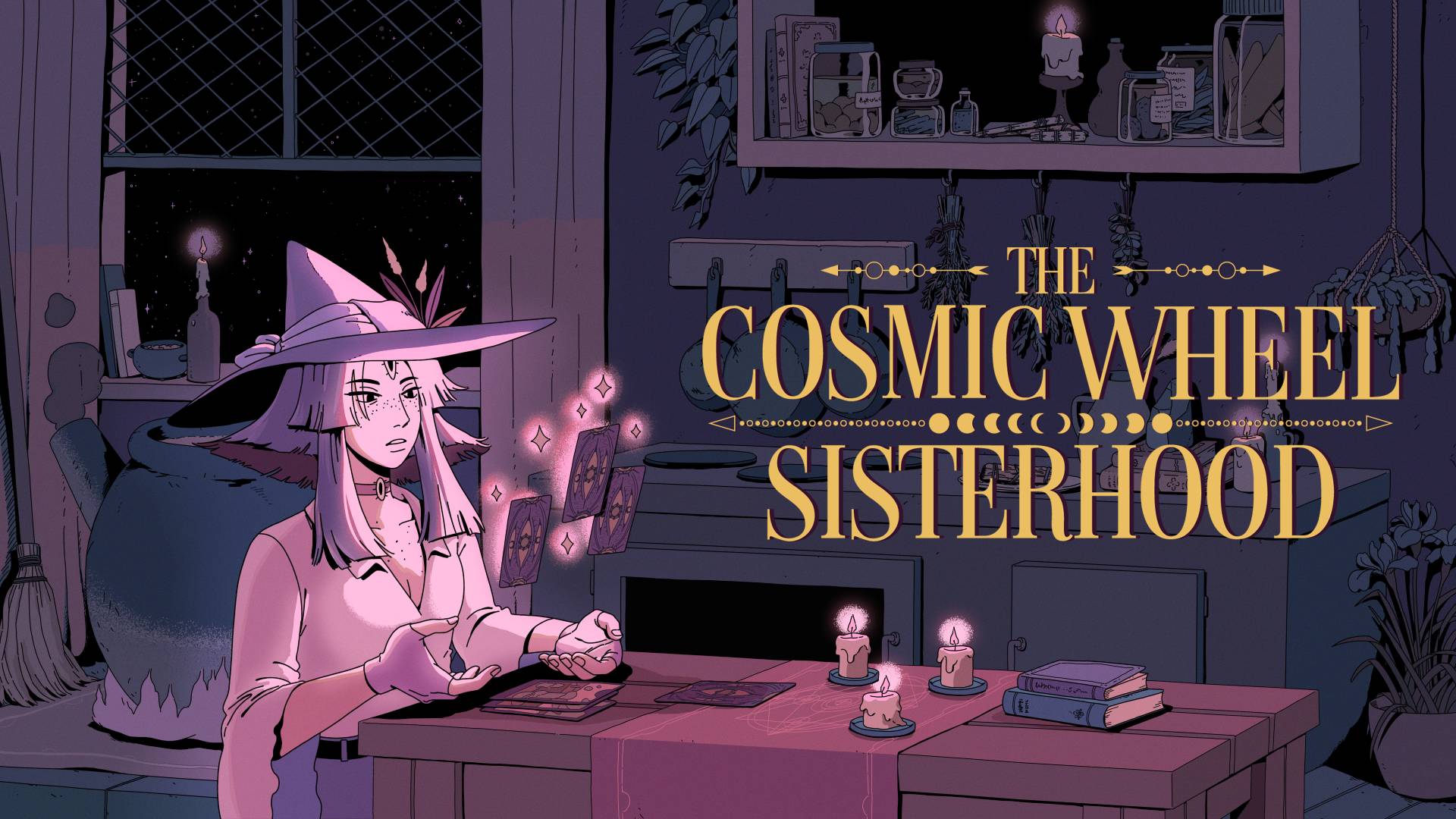 真正的「組牌」遊戲！Devolver Digital 敘事遊戲 《寰宇之輪姊妹情 The Cosmic Wheel Sisterhood》最新遊戲預告解密