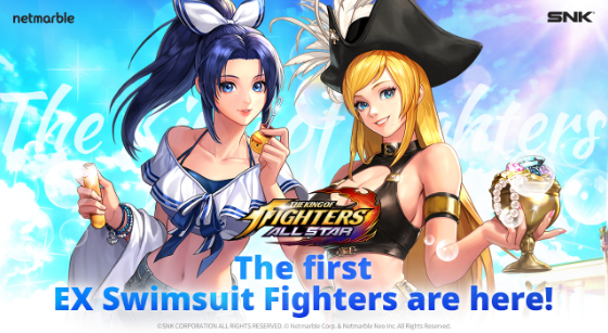 《THE KING OF FIGHTERS ALLSTAR》攜手[泳裝]格鬥家香澄與潔妮 一起為夏天做好準備！